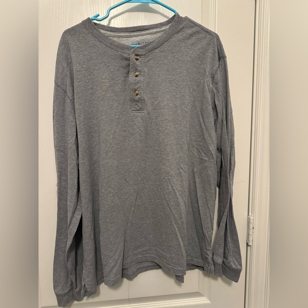 Men’s Grey Henley